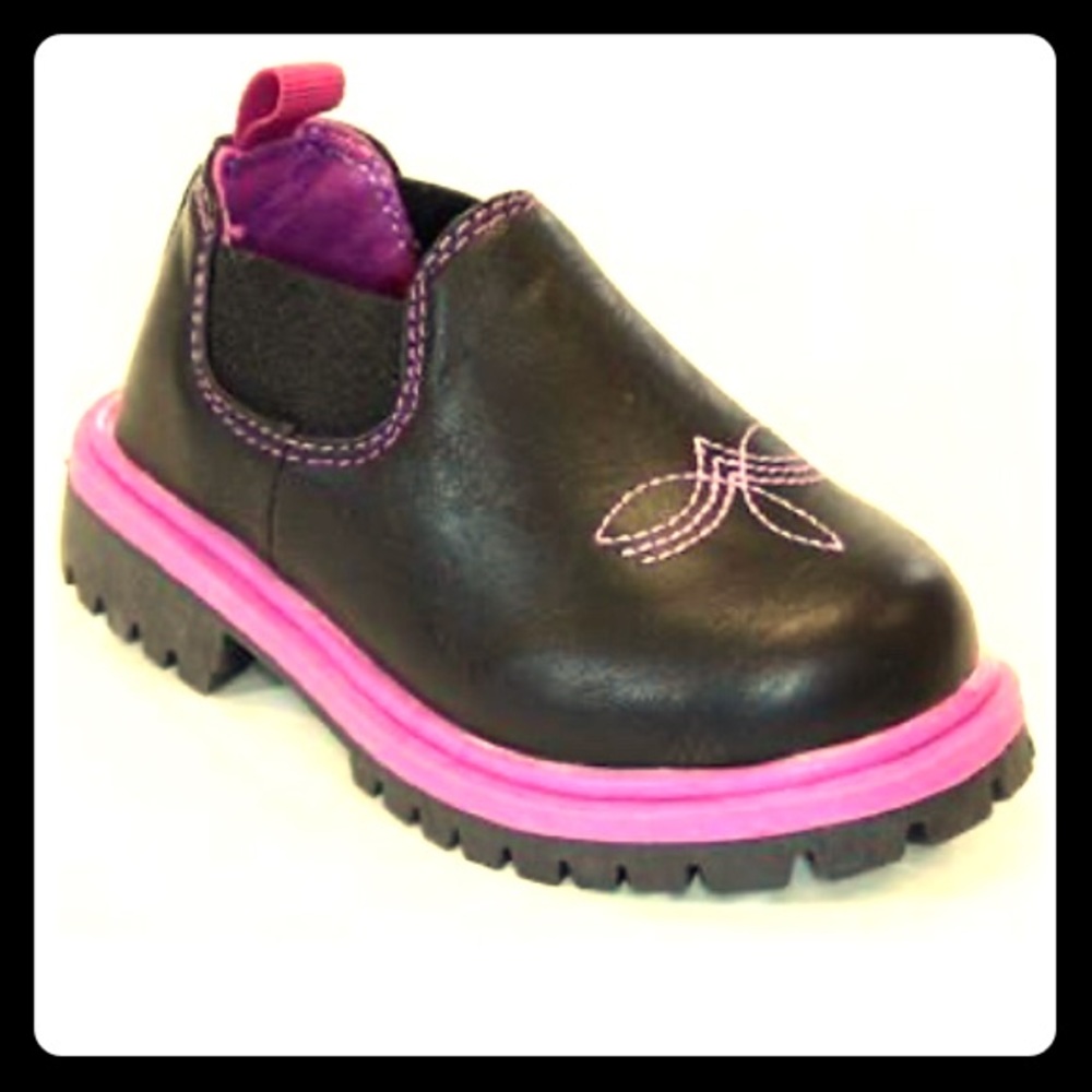 🖤Western Chief romeos blk & pink, sz 9 🖤💕